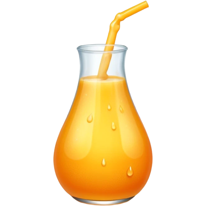 Juicey orange juice teardrops emoji