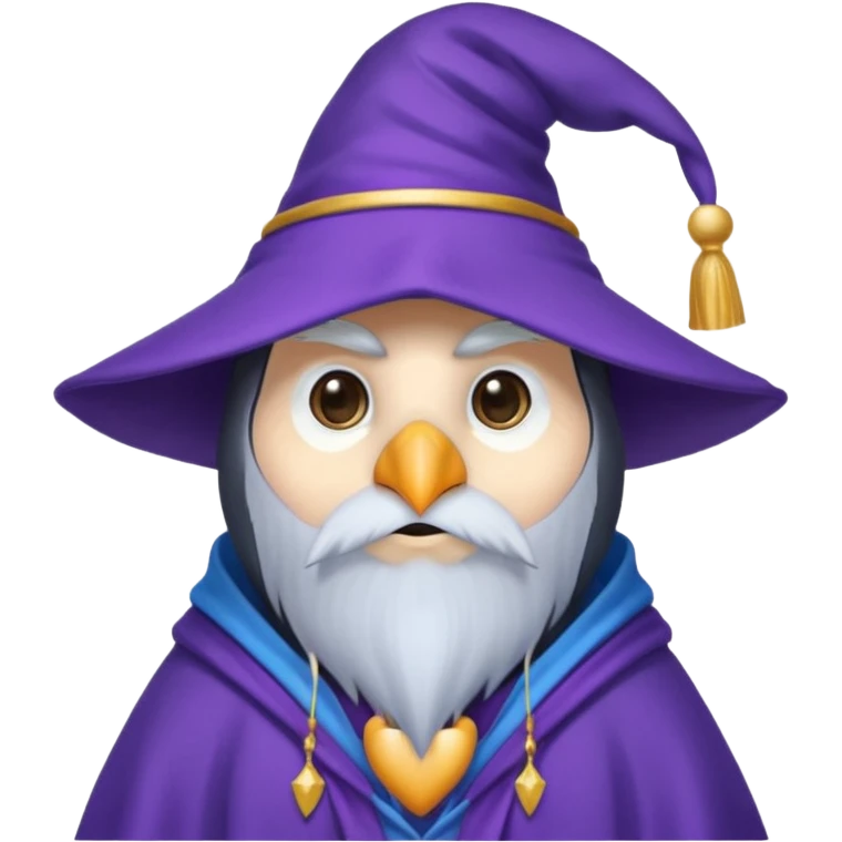 Penguin Wizard emoji