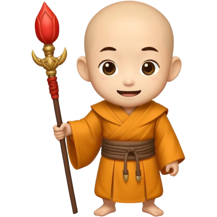 A small chibi-style monk character inspired by classic Journey-to-the-West aesthetics.

 emoji