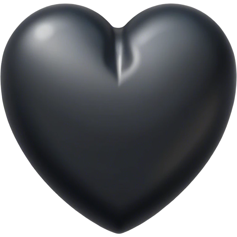 medieval black iron heart  emoji