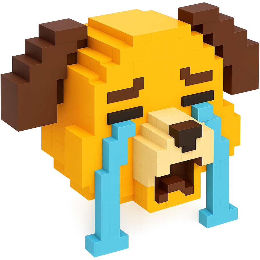 Dog Cry emoji