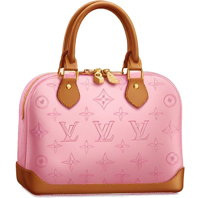 Louis vuitton bag pink  emoji