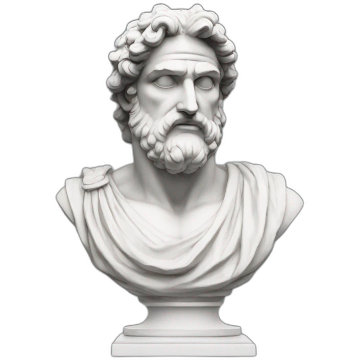 Greek god statue emoji