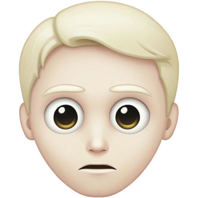 turned back from grave but eyes looking at me emoji