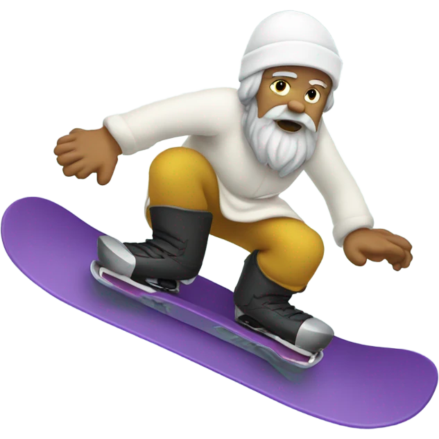 Socrates snowboarding  emoji