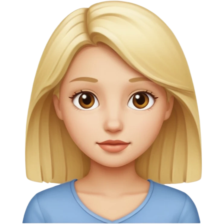 pretty blonde girl  emoji