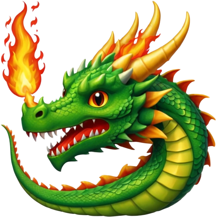 Dragon with 3 heads emoji