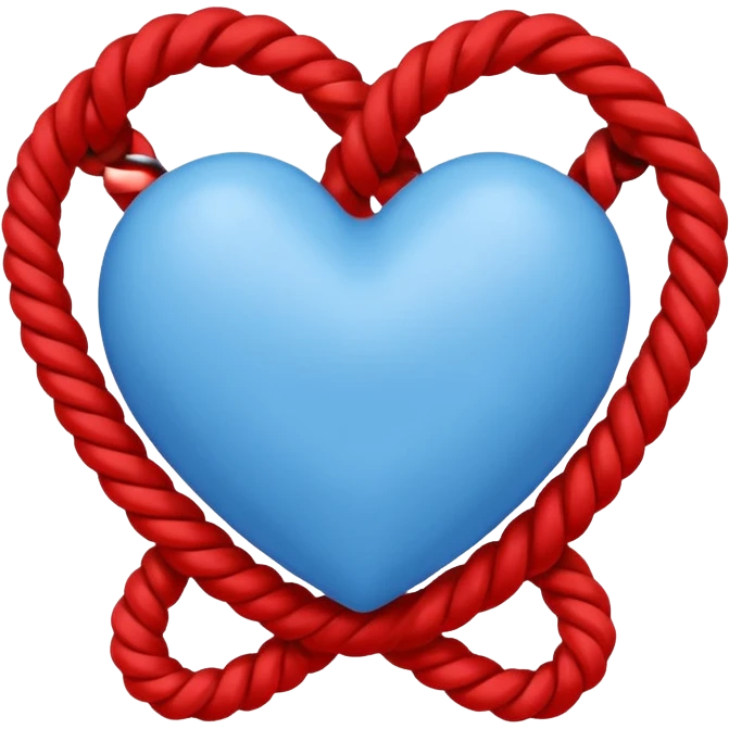 🪢❤️💙 crea un emoji con esos 3 en conjunto emoji