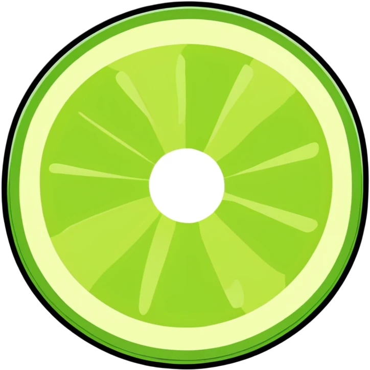 circular slice of cucumber emoji