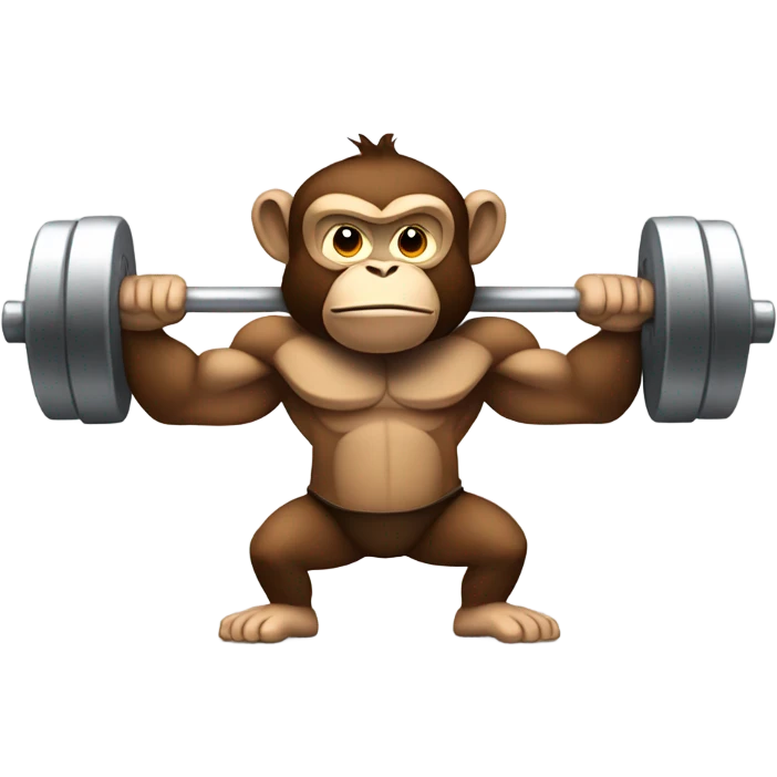 gym monkey emoji
