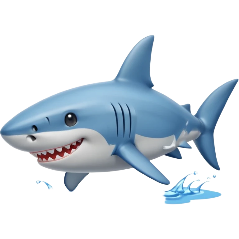Tralalero tralala shark with blue shoes with feet emoji