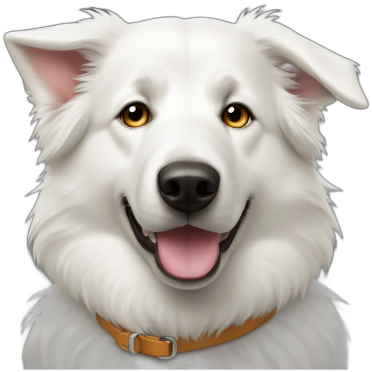 white-swiss-shepherd-dog emoji