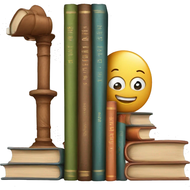 books on one side toys on the other scale leaning more on one side  emoji