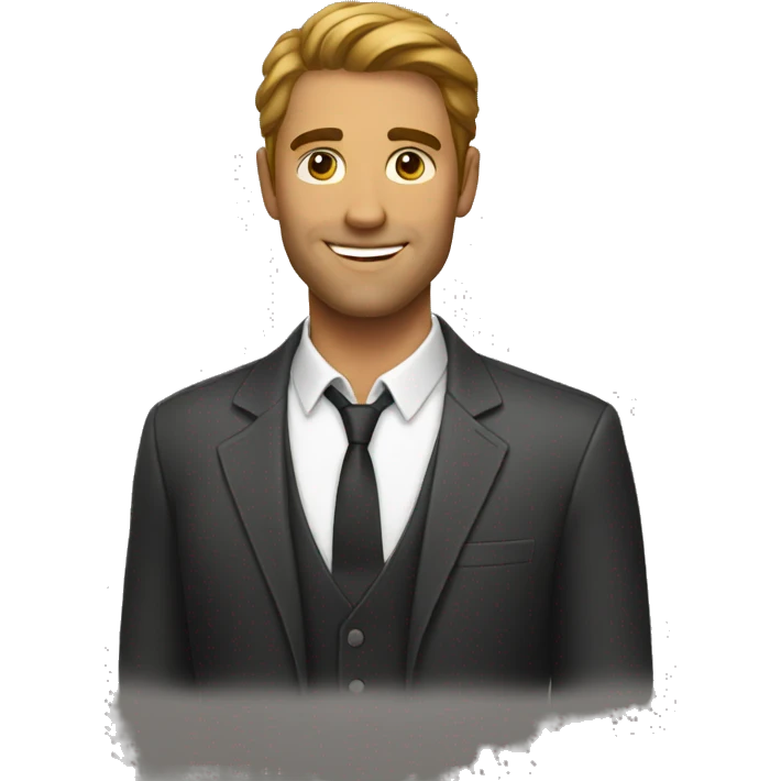 Handsome man emoji