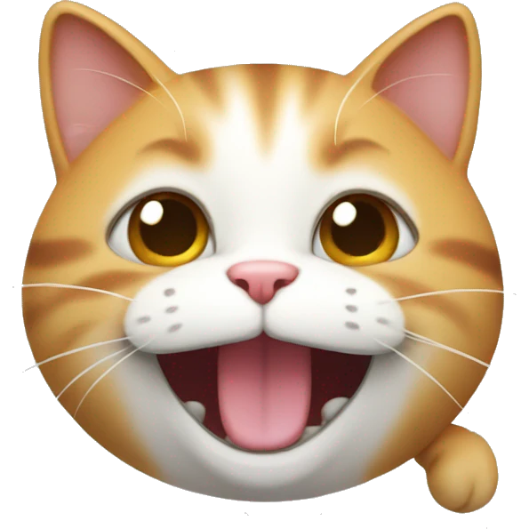 Very happy cat emoji