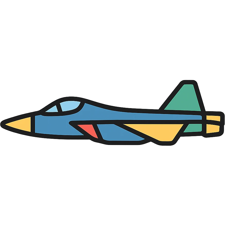 Sukhoi Su-57 stealth jet, side view emoji