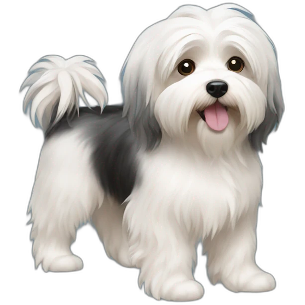Dog havanese full height emoji