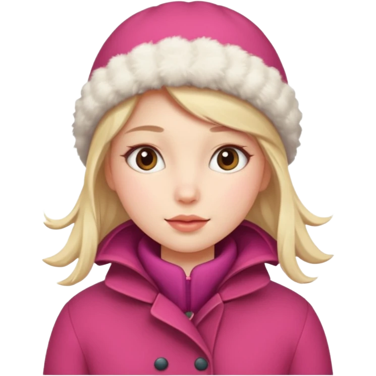winter girl emoji