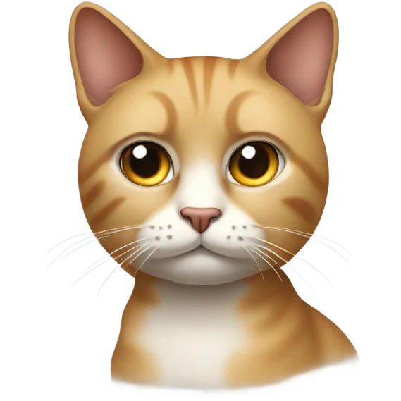 Suspicious cat emoji