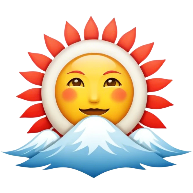 rising sun emoji
