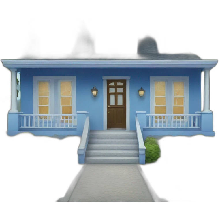 Home blue emoji