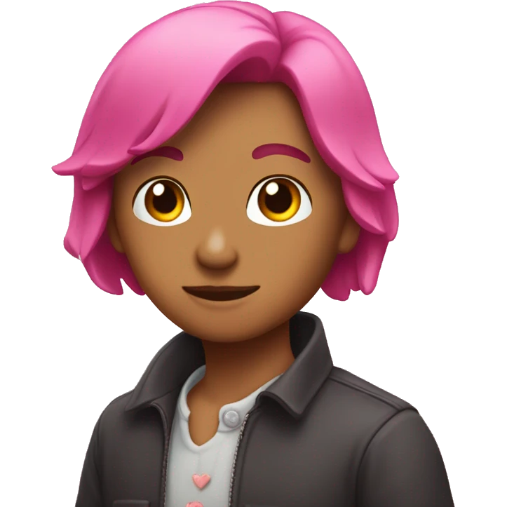 Corazón rosado oscuro  emoji