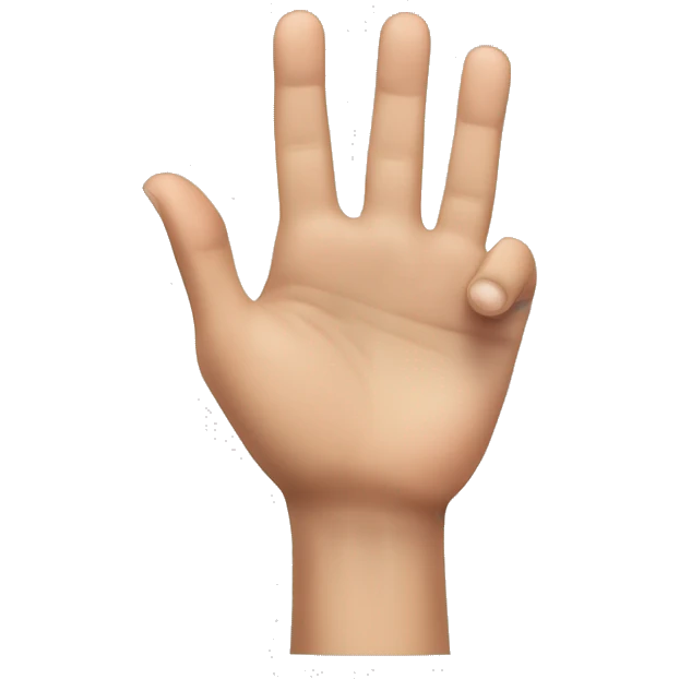 Hand with ring finger pointing down  emoji