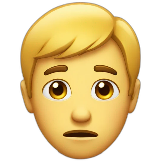 sad face emoji