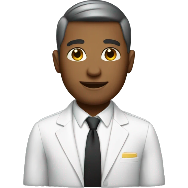 hotelier with short hair emoji