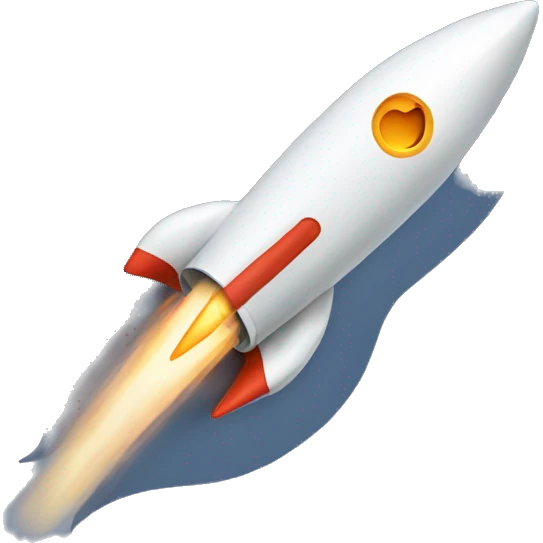 rocket shows shh emoji