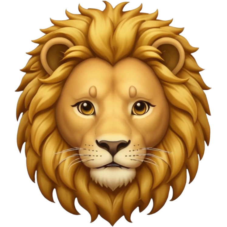 lion face emoji