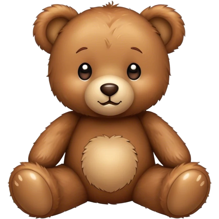 Teddy bear with twinkle emoji
