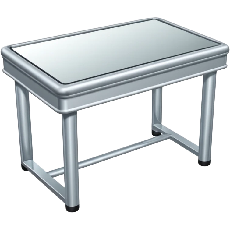 table with mirror emoji