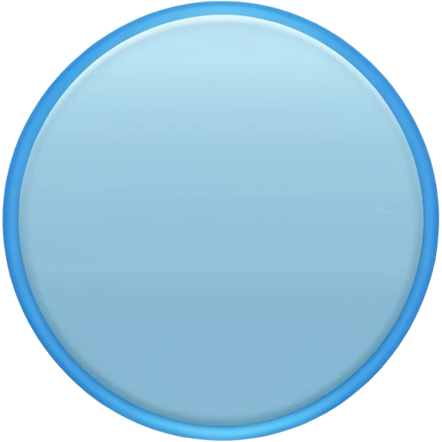 light blue circle emoji