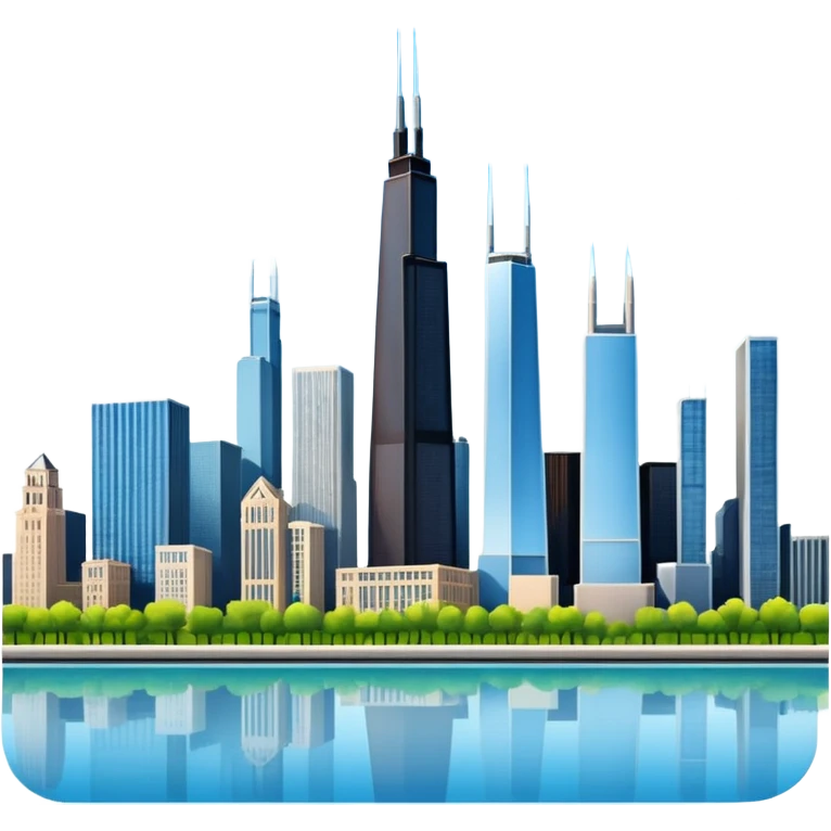 Chicago skyline  emoji