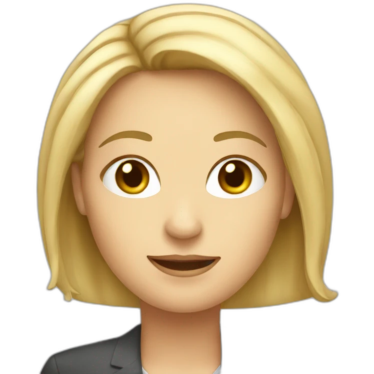 white female board member emoji