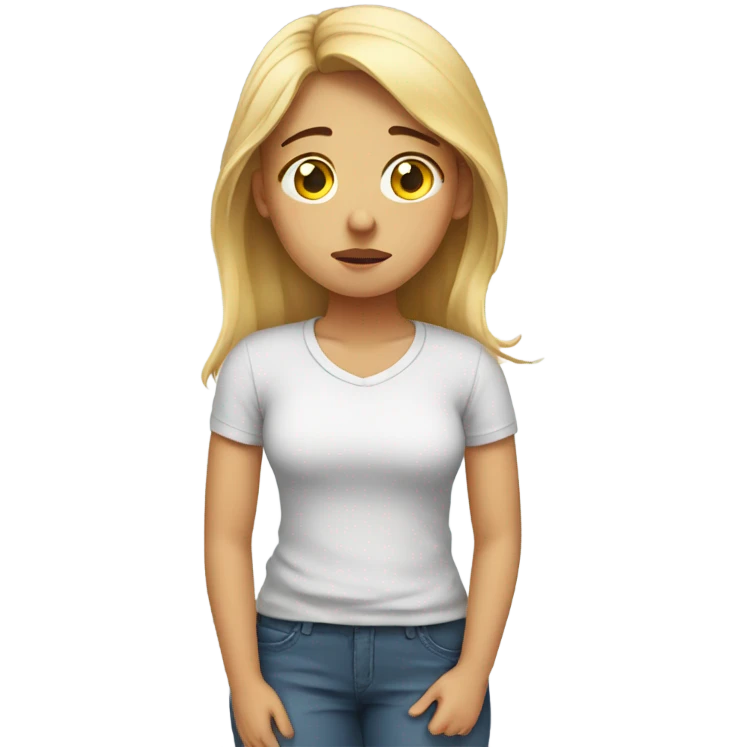 Tired girl emoji