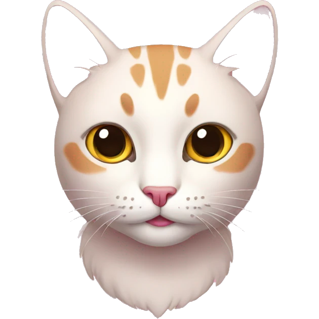 Cat pink emoji