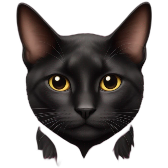 black-cat-wear-pink-shirt-takephotos emoji