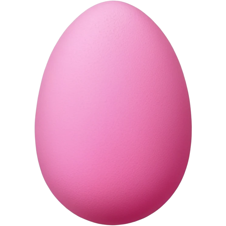 Egg-shaped makeup sponge emoji