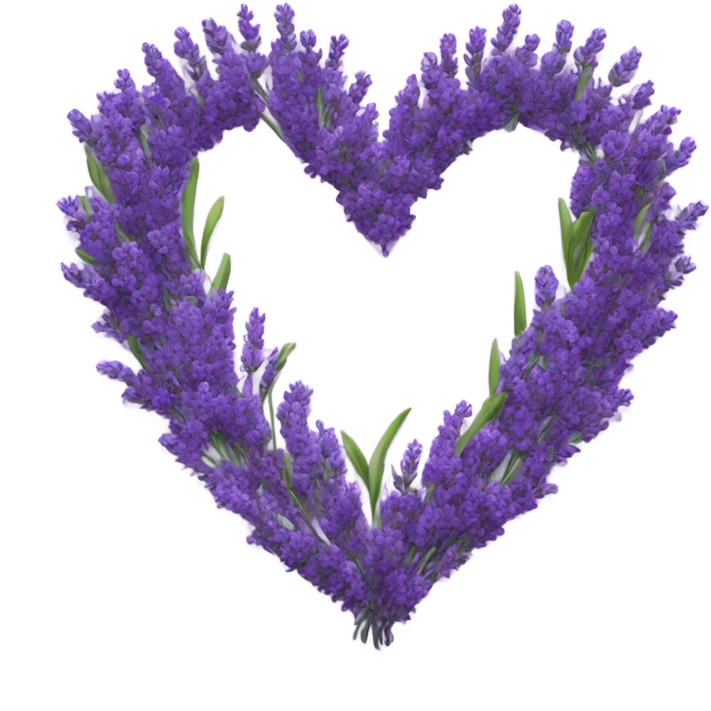 lavender heart emoji