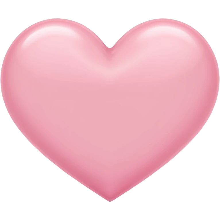 pastel pink heart emoji