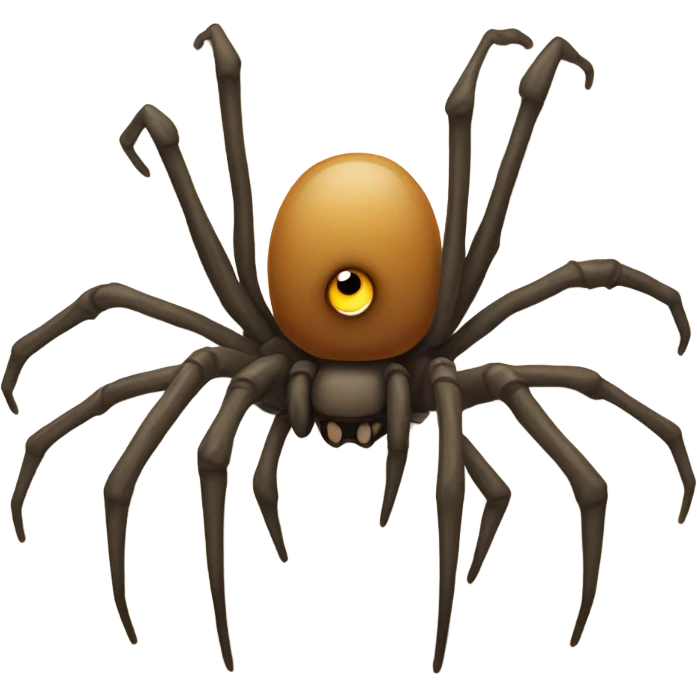 Six eyed desert spider emoji