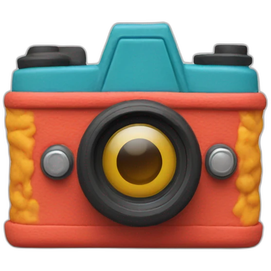 Plasticine Film Camera emoji