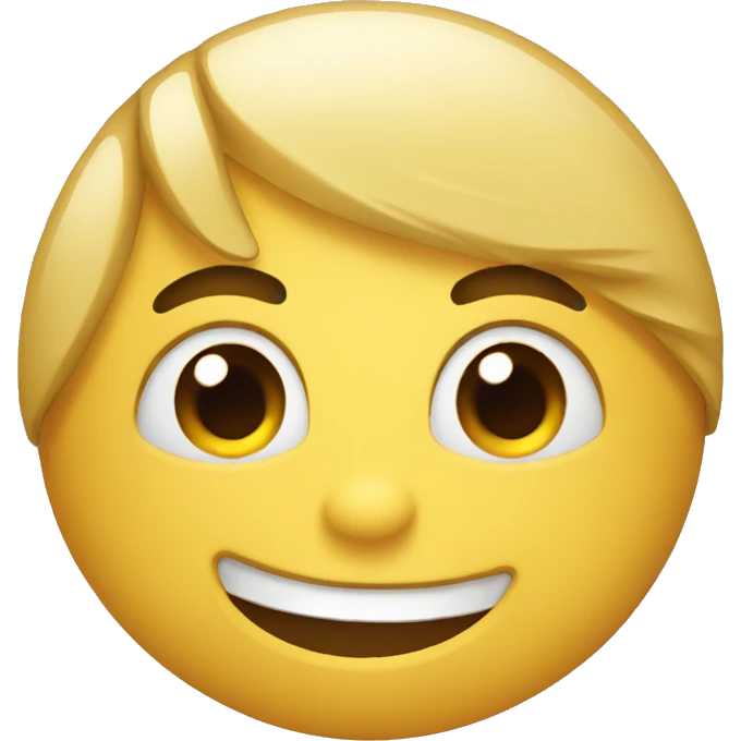 One Embarrassed smiley emoji emoji