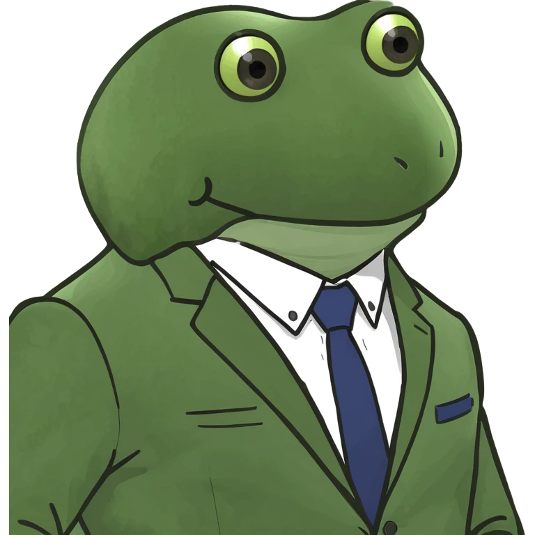 green manager emoji, wearing a suit, friendly, leadership appearance, modern style, no face emoji