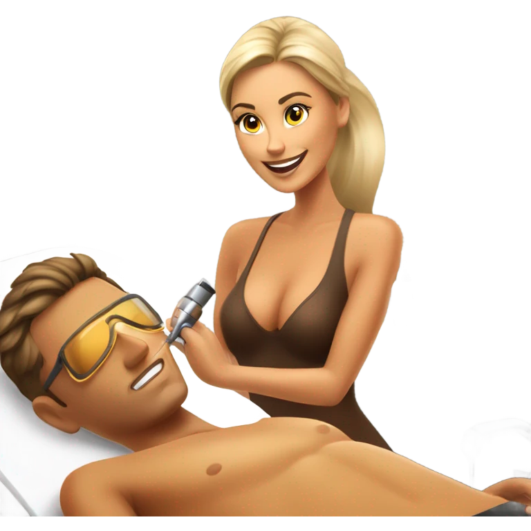 Master of spray tanning emoji
