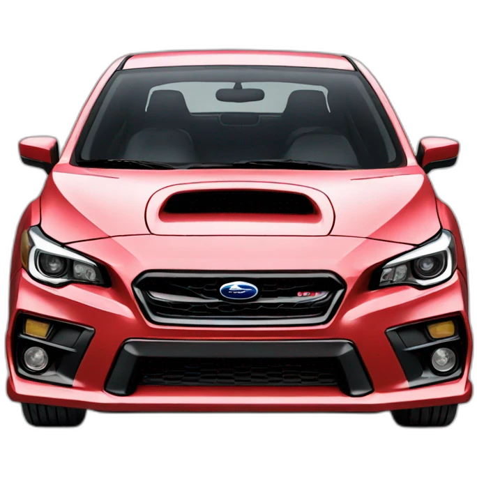 Subaru wrx hyperrealistic emoji