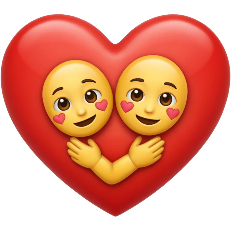 Emoji hug heart  emoji
