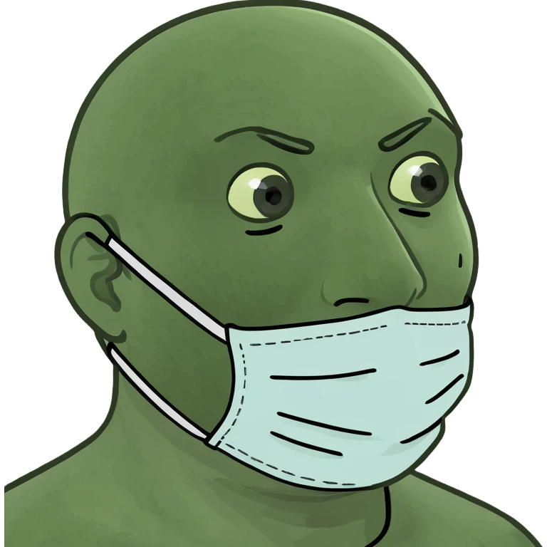 a skin care face mask emoji